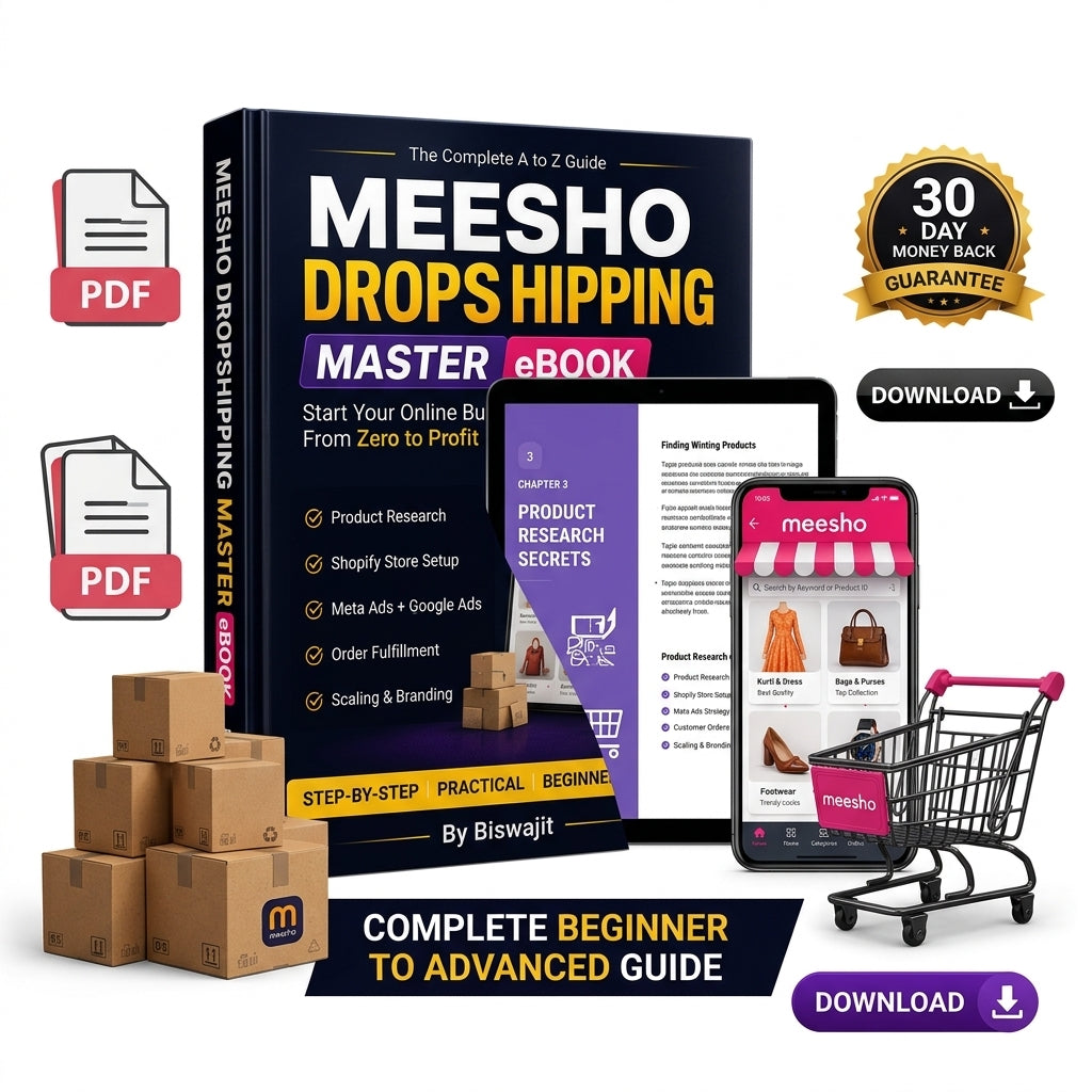 Meesho Dropshipping Master eBook – Complete Beginner to Advanced Guide